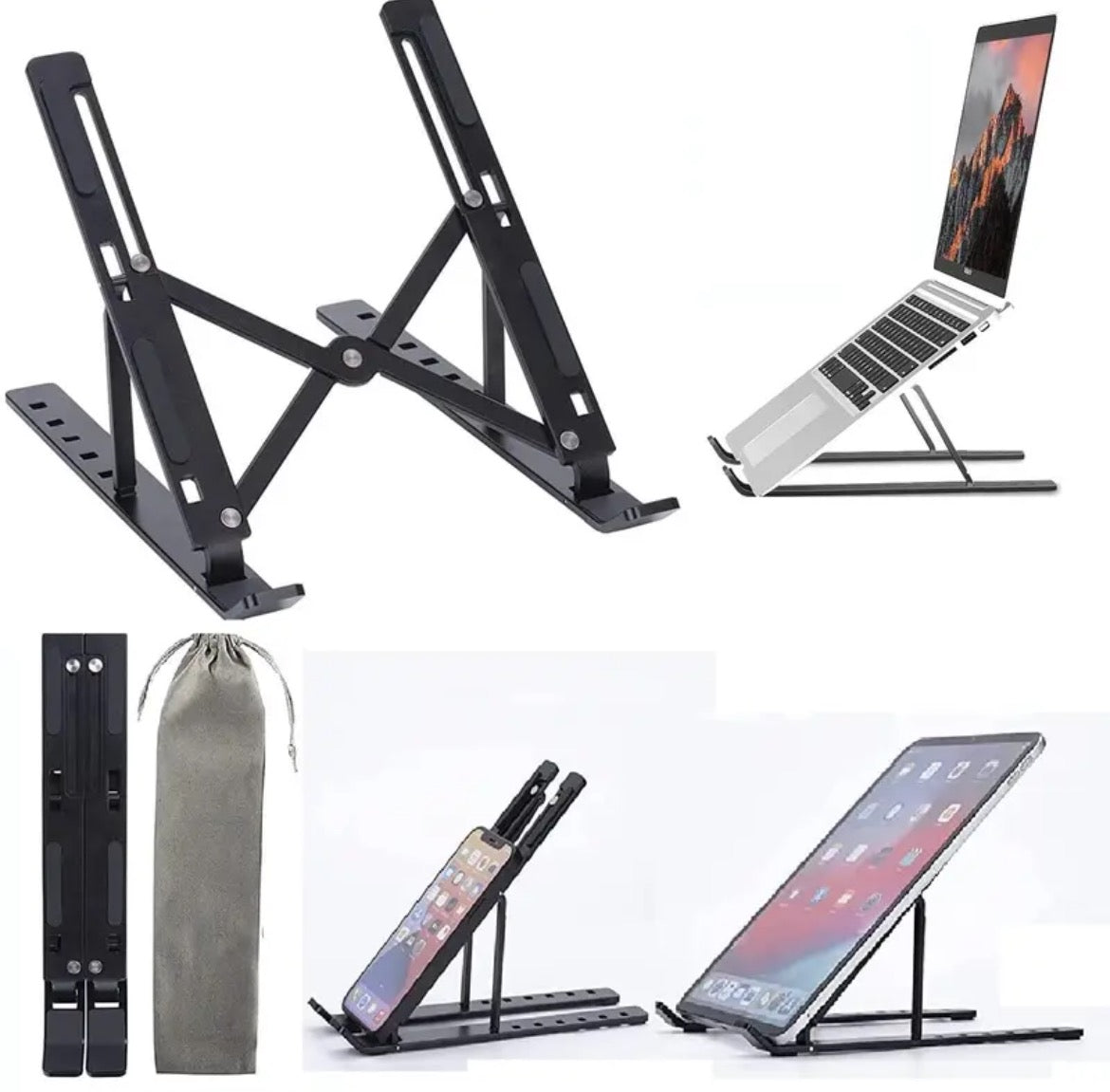 Adjustable Laptop Stand – Foldable & Portable Holder