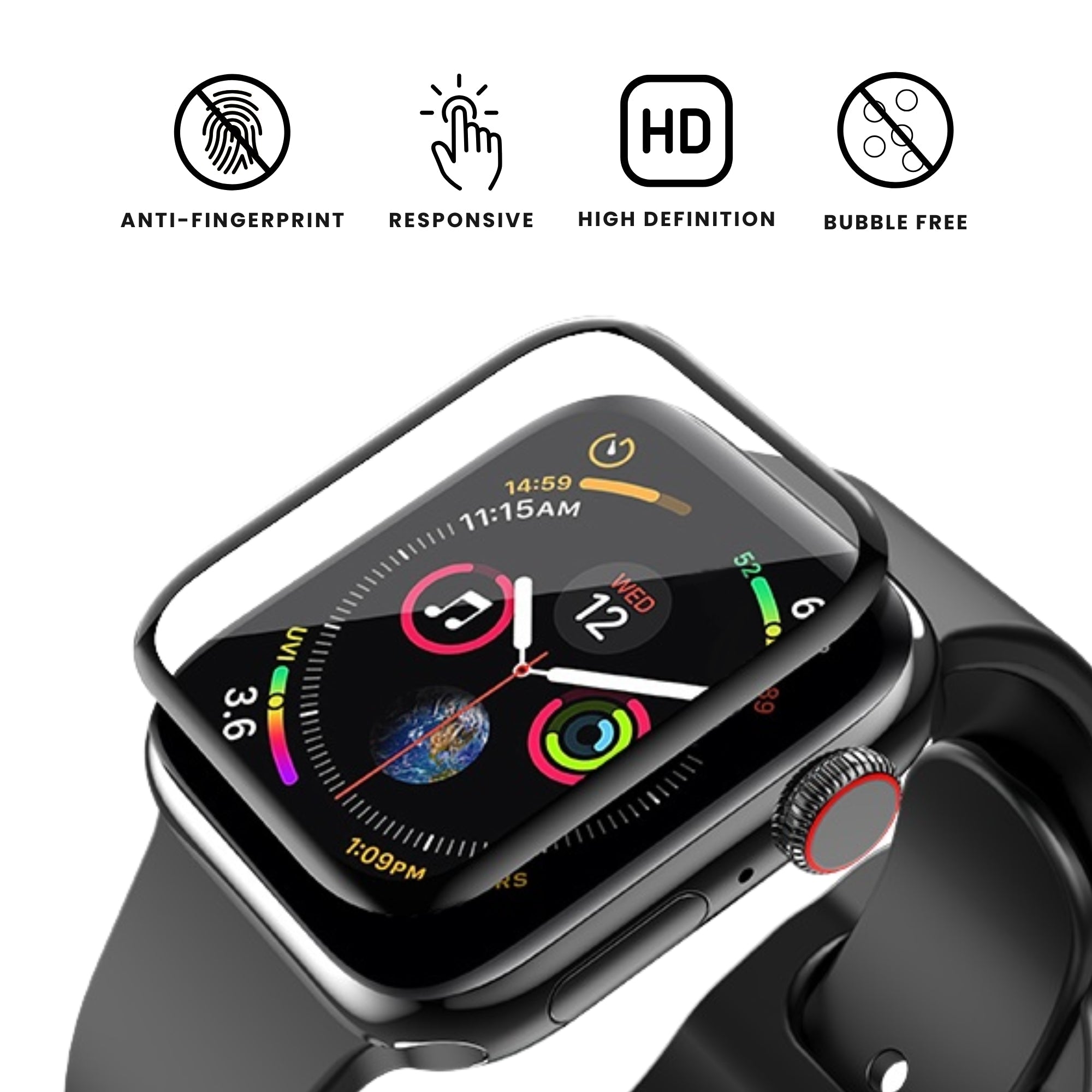 Apple Watch Series 7 41mm Screen Protector Tempered Glass
