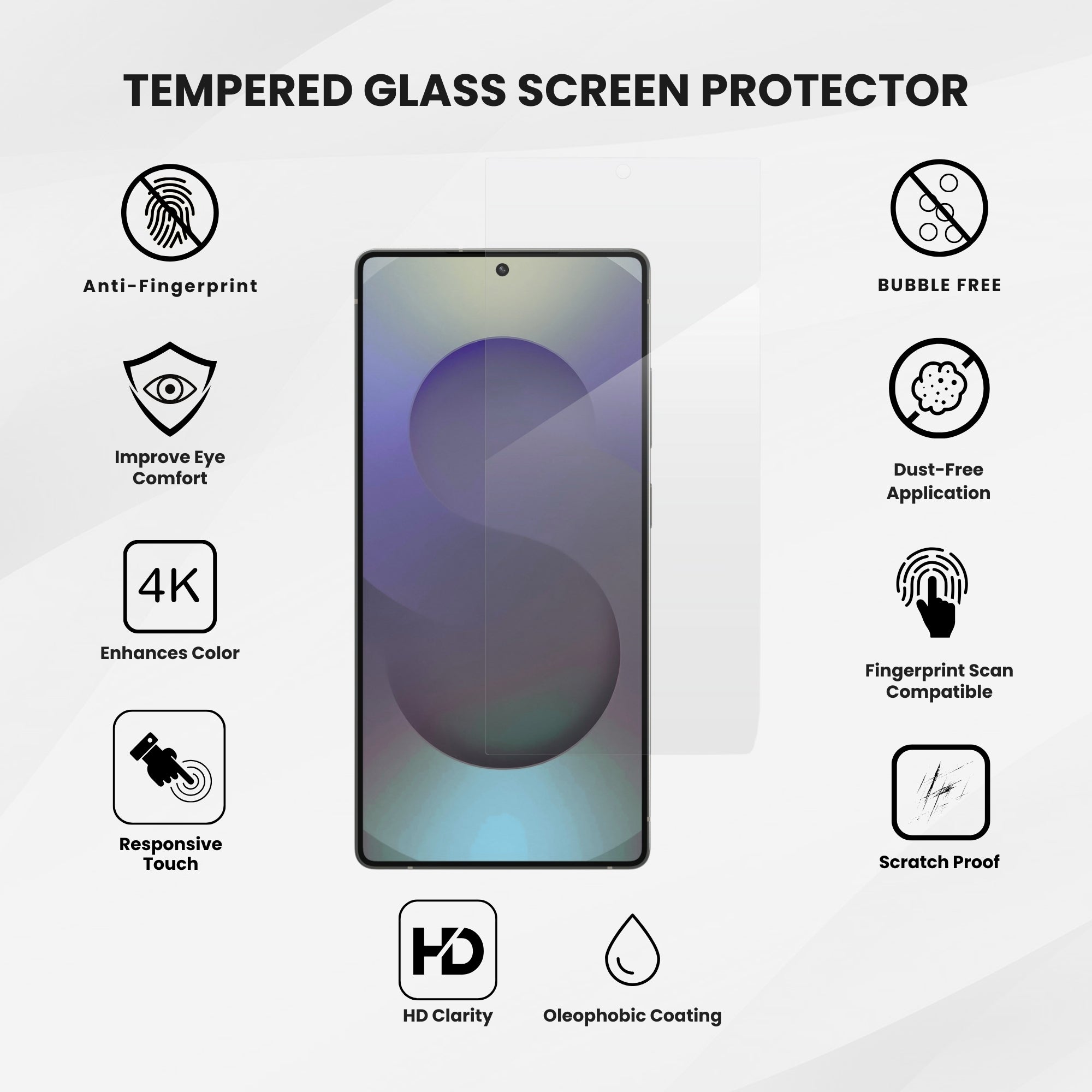 Glass Screen Protector For Galaxy S series